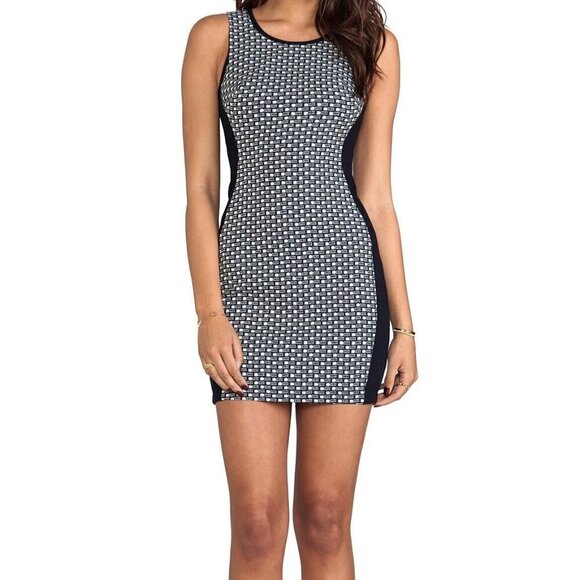 Bailey 44 Navy Blue White Sideline Dress $195 - Picture 3 of 14